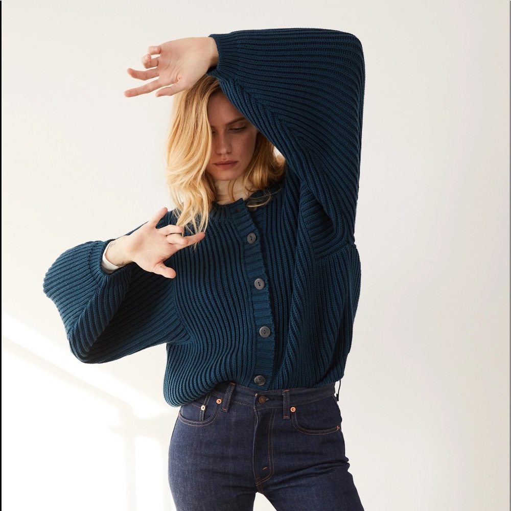 Misha and Puff Adult Marine Fisherman Cardigan